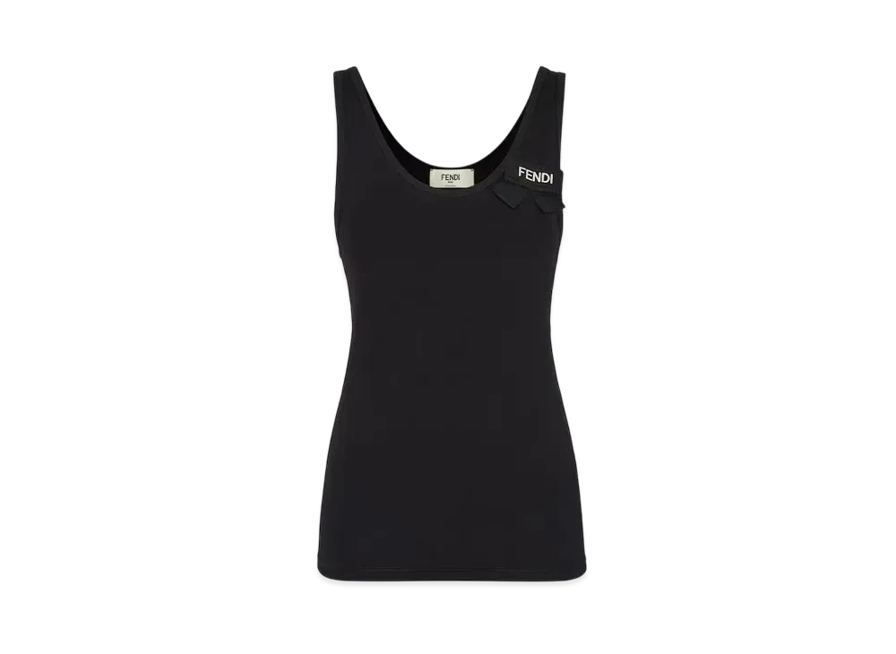 FENDI Women's Jersey Top "Black"