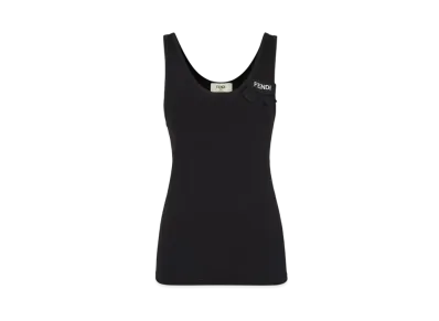 FENDI Women's Jersey Top "Black"