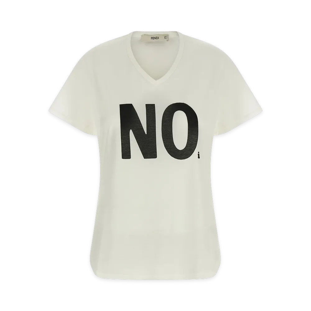FENDI Women's Noi Print T-Shirt "Printed"