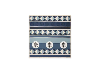 LOEWE Scarf "Navy Blue/Multicolor"