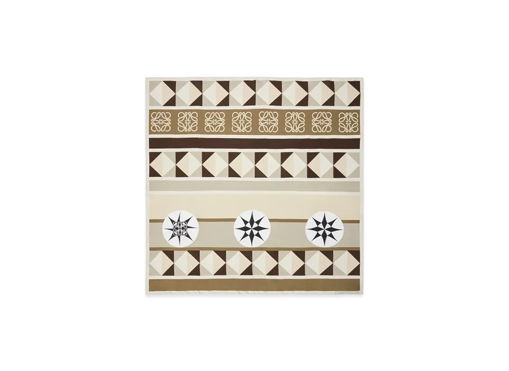 LOEWE Scarf "Beige/Multicolor"