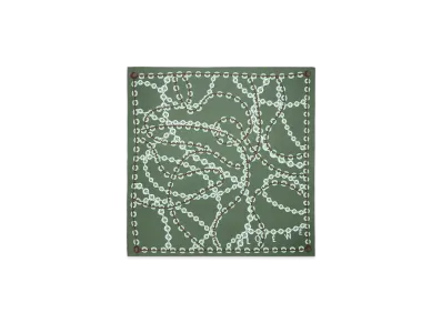 LOEWE Scarf "Green/Multicolor"