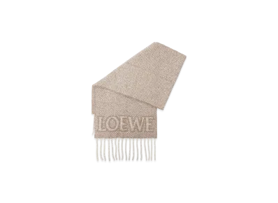 LOEWE Scarf "Beige/Ecru"