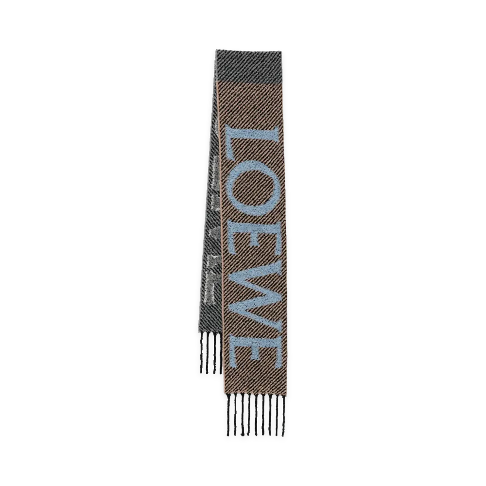 LOEWE Women's Scarfs "Gray"