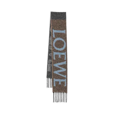 LOEWE Women's Scarfs "Gray"