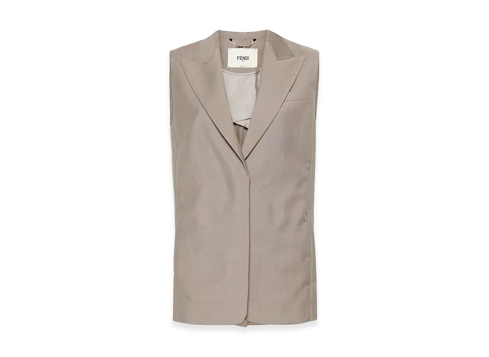 FENDI Women's Vest "Dove Gray"