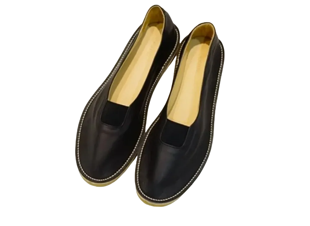 【美品 AURALEE MADE BY FOOT THE COACHER 】 AURALEE「 LEATHER SHOES MADE BY FOOT THE COACHER / BLACK 」 – SISTER