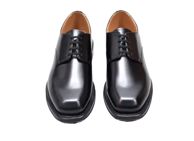 foot the coacher x AURALEE Leather Shoes Made By foot the coacher "Black"