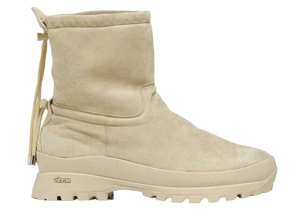 foot the coacher x AURALEE Cord Boots Made By foot the coacher "Beige"