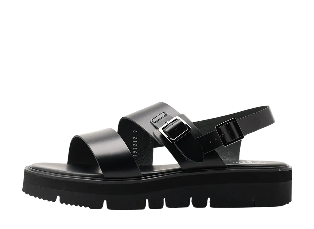 foot the coacher SS Belt Sandal "Black"