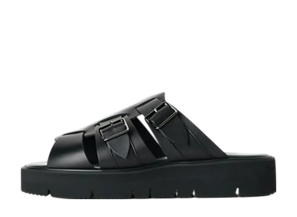 foot the coacher Gurkha Sandals "Black"