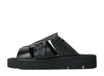 foot the coacher Gurkha Sandals "Black"