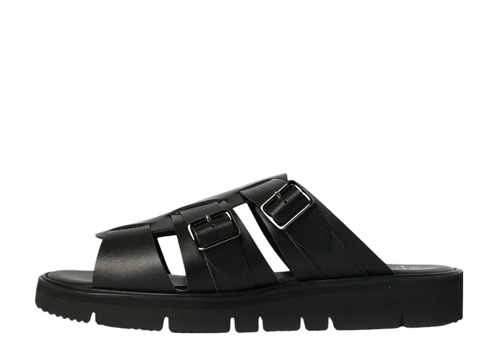 foot the coacher Gurkha Sandals (Gloxi Cut Midium Sole) "Black"