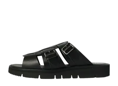 foot the coacher Gurkha Sandals (Gloxi Cut Midium Sole) "Black"