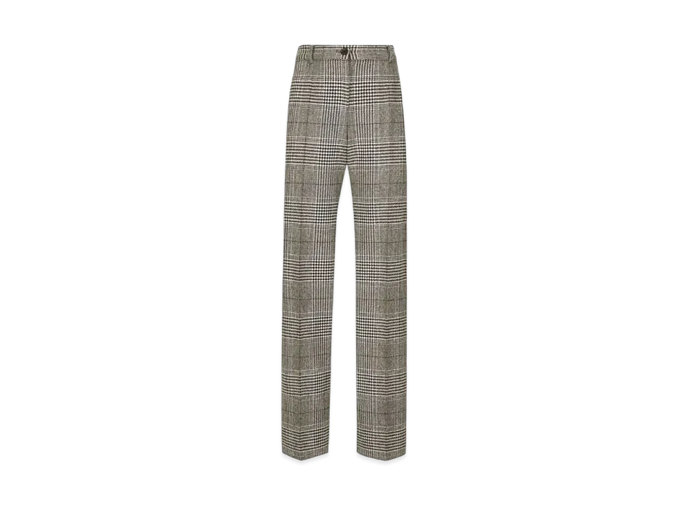 DOLCE&GABBANA Flared Glen Plaid Pants "Multicolor"