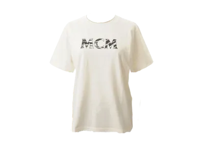 MCM Short Sleeve Logo T-shirt "Egret White"