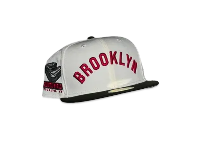 47 Brooklyn Dodgers Ebbets Field Chrome 59Fifty "White/Black"