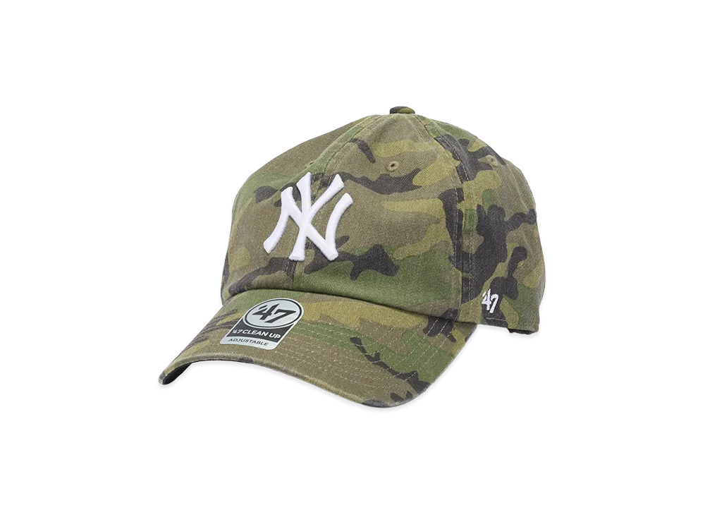 47 Clean Up New York Yankees MLB Camo "Green"