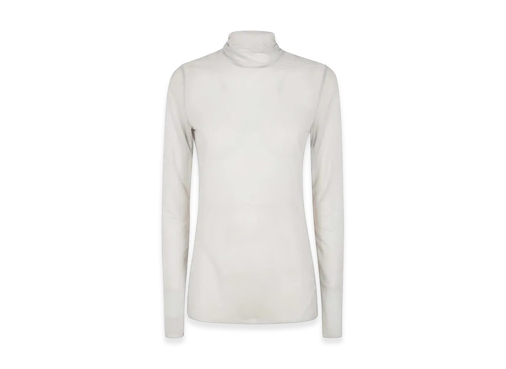 Yohji Yamamoto Women's R-Turtleneck T "White"