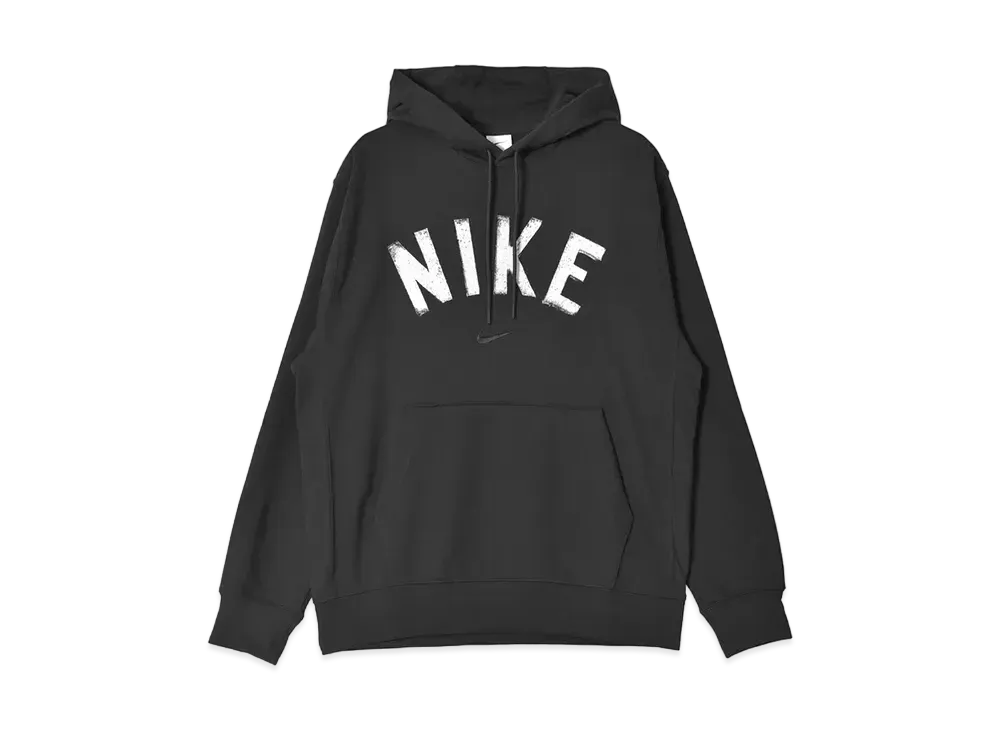 Nike Swoosh Men's Dry Fit French Terry Pullover Fitness Hoodie "Black"