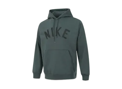 Nike Swoosh Men's Dry Fit French Terry Pullover Fitness Hoodie "Green"