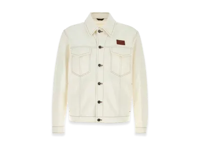 FENDI Oversized Denim Jacket "White"