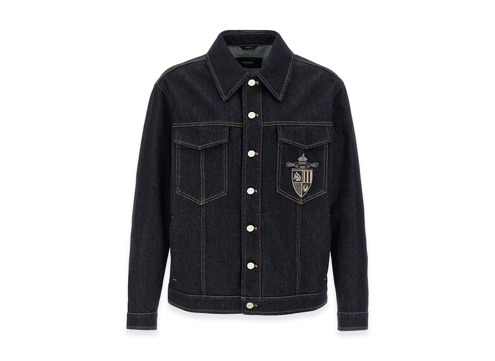 FENDI Crest Jacket "Blue"