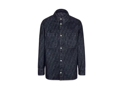 FENDI Men's FF Jeans Jacket "Blue"