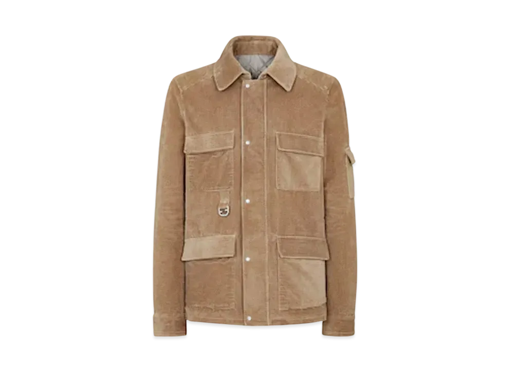 FENDI Men's Blouson Corduroy "Brown"