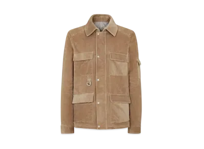 FENDI Men's Blouson Corduroy "Brown"