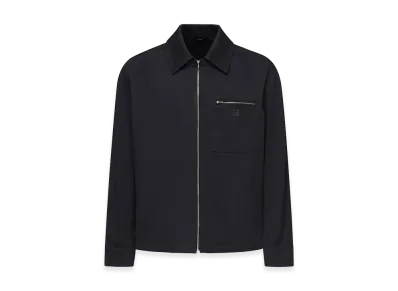 FENDI Stretch Cotton Jacket "Navy Blue"