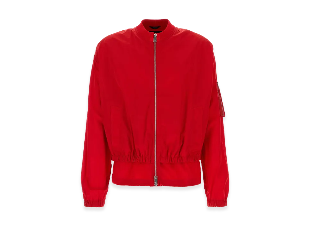 FENDI Nylon Bomber Jacket "Red"