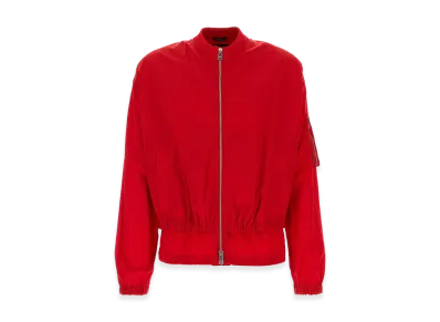 FENDI Nylon Bomber Jacket "Red"