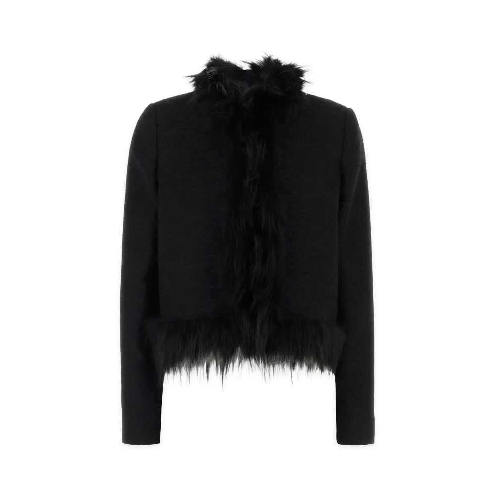FENDI Women's Boucle Jacket "Black"