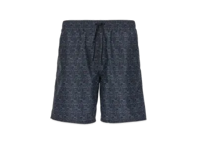 FENDI Denim Effect Swimsuit "Blue"