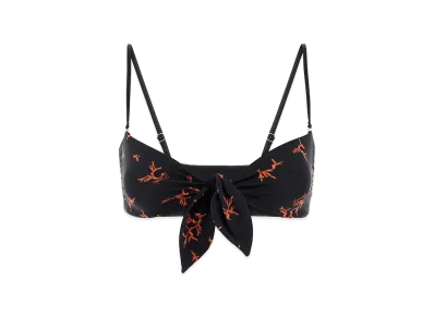 FENDI Women's Stretch Nylon Bikini Top "Black"