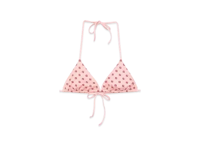 FENDI Women's Micro Patchwork Bikini Top "Pink"