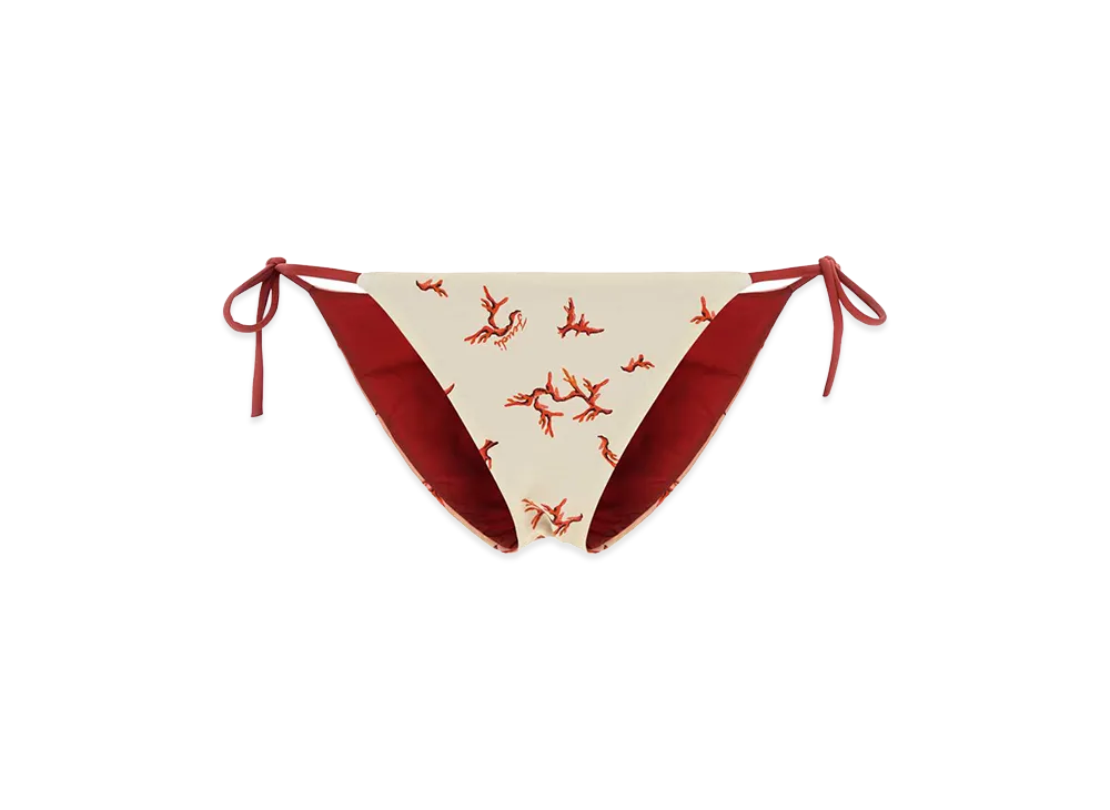 FENDI Women's Stretch Nylon Bikini Bottom "White"