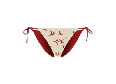 FENDI Women's Stretch Nylon Bikini Bottom "White"