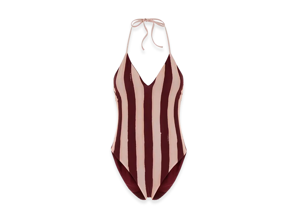 FENDI Women's Printed Lycra Swimsuit "Stripped"