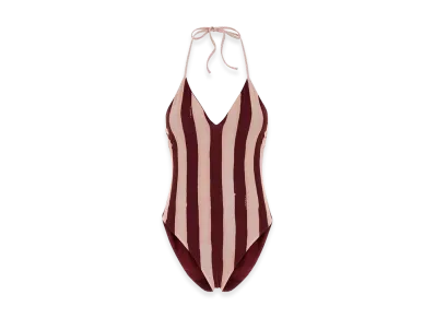 FENDI Women's Printed Lycra Swimsuit "Stripped"