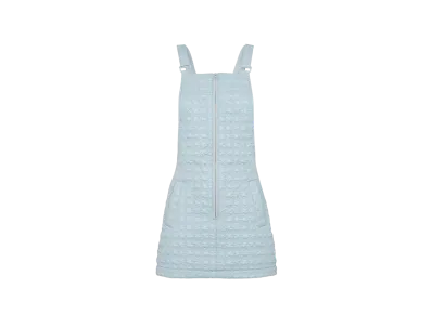 FENDI Women's Quilted Nylon Dress "Light Blue"