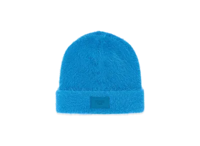 FENDI Nylon Beanie Hat "Light Blue"