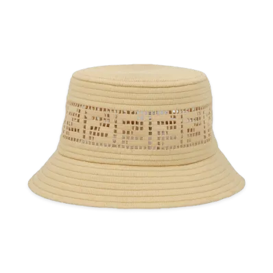 FENDI Women's Cappello Bucket In Rafia "Beige"