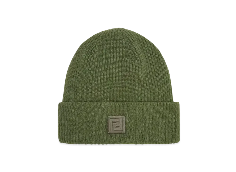 FENDI Beanie Wool and Cashmere "Green"