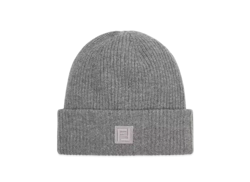 FENDI Beanie Wool and Cashmere "Gray"