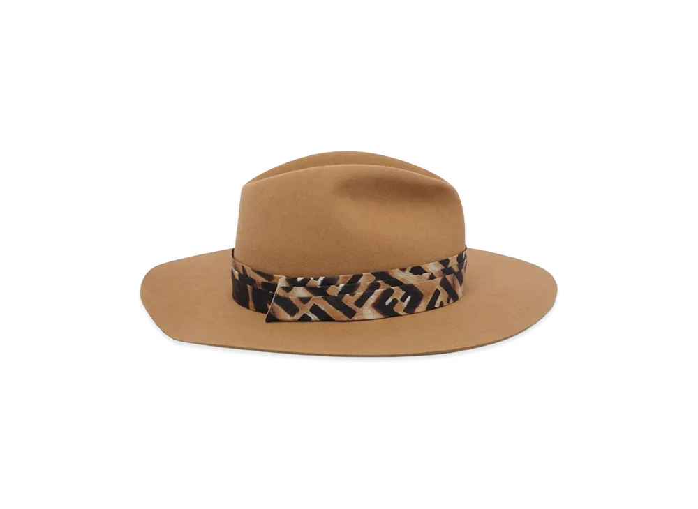 FENDI Women's Felt Hat "Camel"