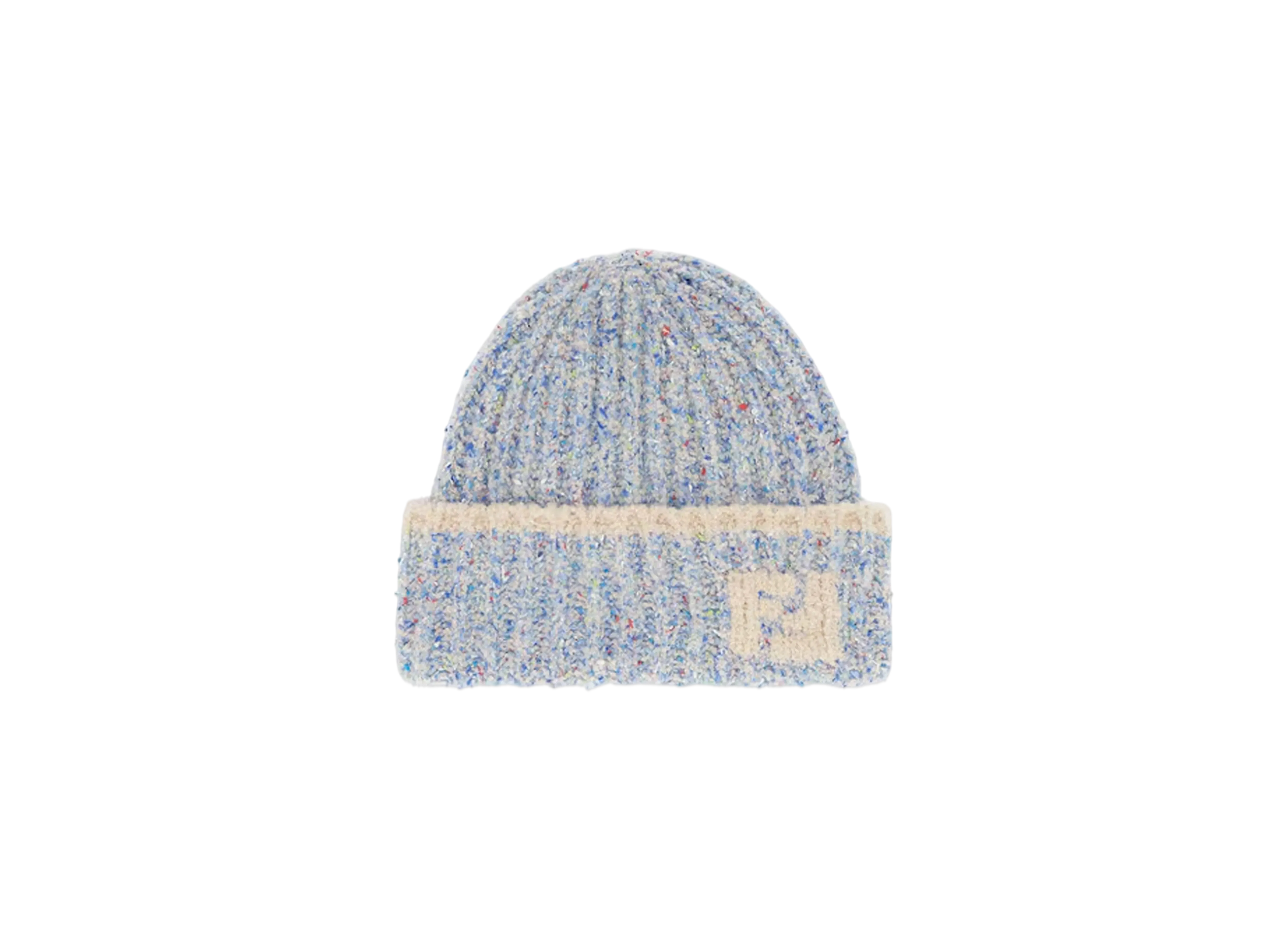 FENDI Beanie Alpaca, Wool and Silk "Light Blue"