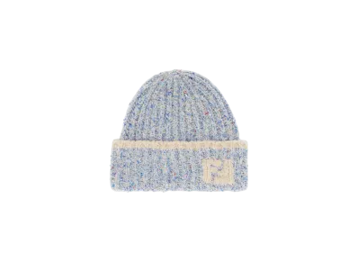 FENDI Beanie Alpaca, Wool and Silk "Light Blue"