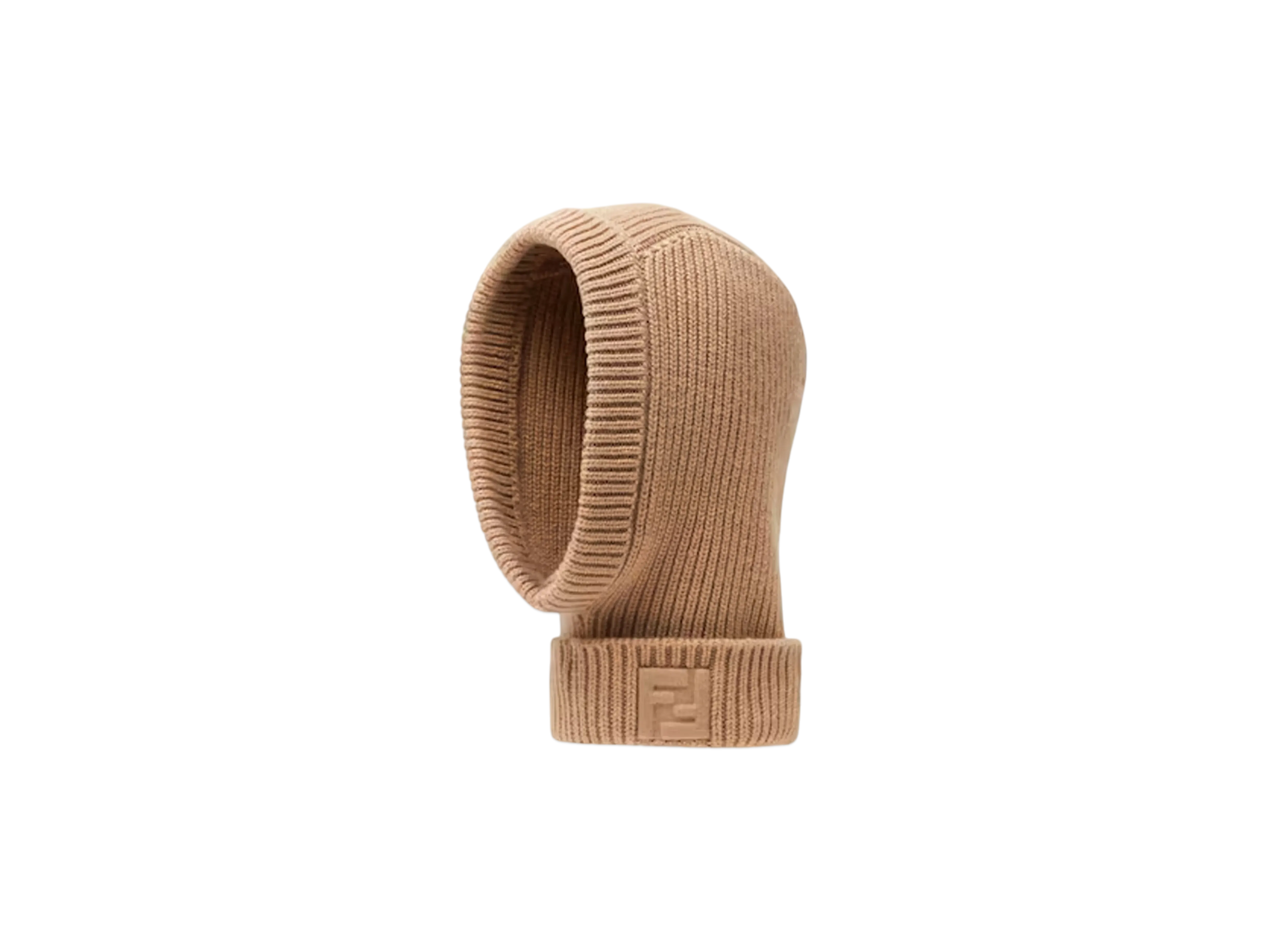 FENDI Wool and Cashmere Balaclava "Beige"